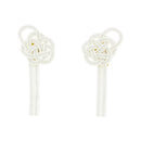 伝統水引細工耳刺‐変わり梅（でんとうみずひきざいくピアス‐かわりうめ）