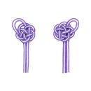 伝統水引細工耳刺‐変わり梅（でんとうみずひきざいくピアス‐かわりうめ）