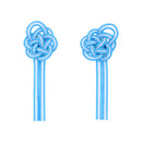 伝統水引細工耳刺‐変わり梅（でんとうみずひきざいくピアス‐かわりうめ）