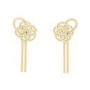 伝統水引細工耳飾‐変わり梅（でんとうみずひきざいくイヤリング‐かわりうめ）