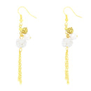 伝統水引細工耳刺‐寄せ淡路玉（でんとうみずひきざいくピアス‐よせあわじだま）