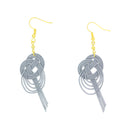 伝統水引細工耳刺‐変わり淡路（でんとうみずひきざいくピアス‐かわりあわじ）