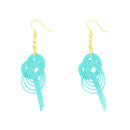 伝統水引細工耳刺‐変わり淡路（でんとうみずひきざいくピアス‐かわりあわじ）