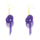 伝統水引細工耳刺‐変わり淡路（でんとうみずひきざいくピアス‐かわりあわじ）