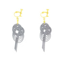 伝統水引細工耳飾‐変わり淡路（でんとうみずひきざいくイヤリング‐かわりあわじ）