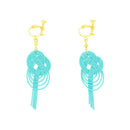 伝統水引細工耳飾‐変わり淡路（でんとうみずひきざいくイヤリング‐かわりあわじ）