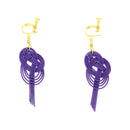 伝統水引細工耳飾‐変わり淡路（でんとうみずひきざいくイヤリング‐かわりあわじ）