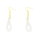 伝統水引細工耳刺‐茗荷結び（でんとうみずひきざいくピアス‐みょうがむすび）