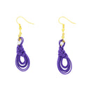 伝統水引細工耳刺‐茗荷結び（でんとうみずひきざいくピアス‐みょうがむすび）