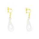 伝統水引細工耳飾‐茗荷結び（でんとうみずひきざいくイヤリング‐みょうがむすび）