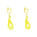 伝統水引細工耳飾‐茗荷結び（でんとうみずひきざいくイヤリング‐みょうがむすび）